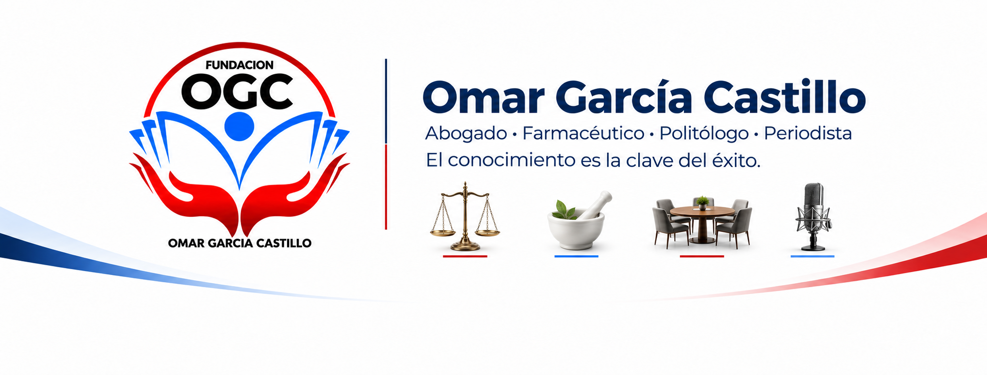 Identidad de Omar García Castillo y Fundación OGC: abogado, farmacéutico, politólogo y periodista